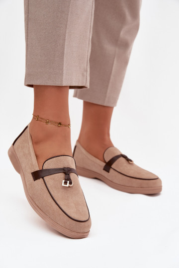 Mocassini Mocassini Femminilein ecopelle scamosciatau beige DarAen 2