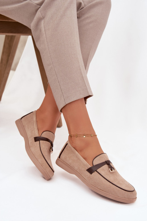 Mocassini Mocassini Femminilein ecopelle scamosciatau beige DarAen