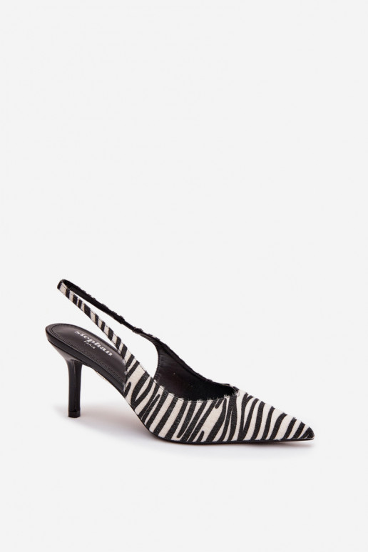 Scarpe con tacchi sottili Zebra Phelia