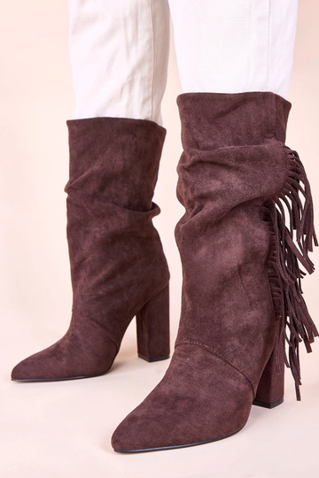 Stivaletti marroni con... 2