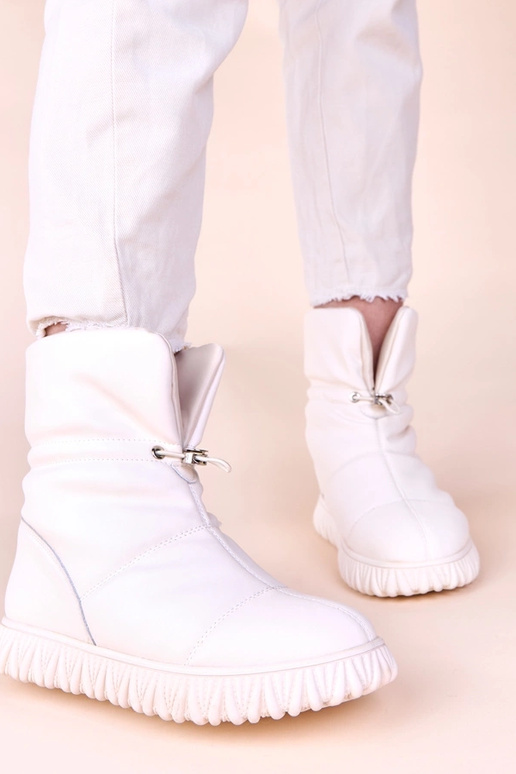 Stivali da neve in pelle naturale...