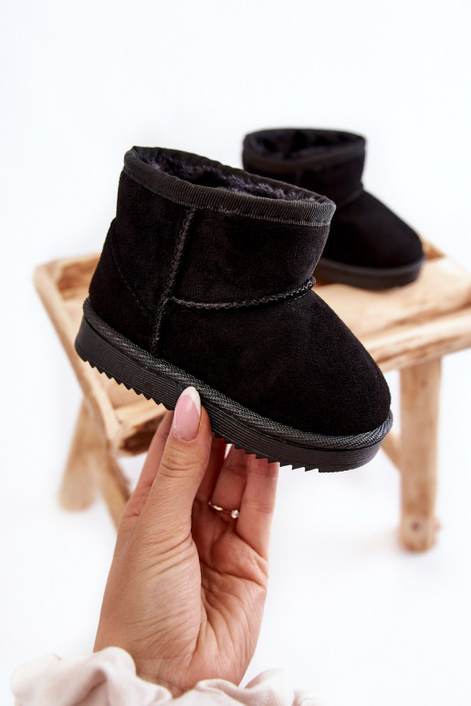 Caldi stivali invernali per bambini in colore nero Gooby