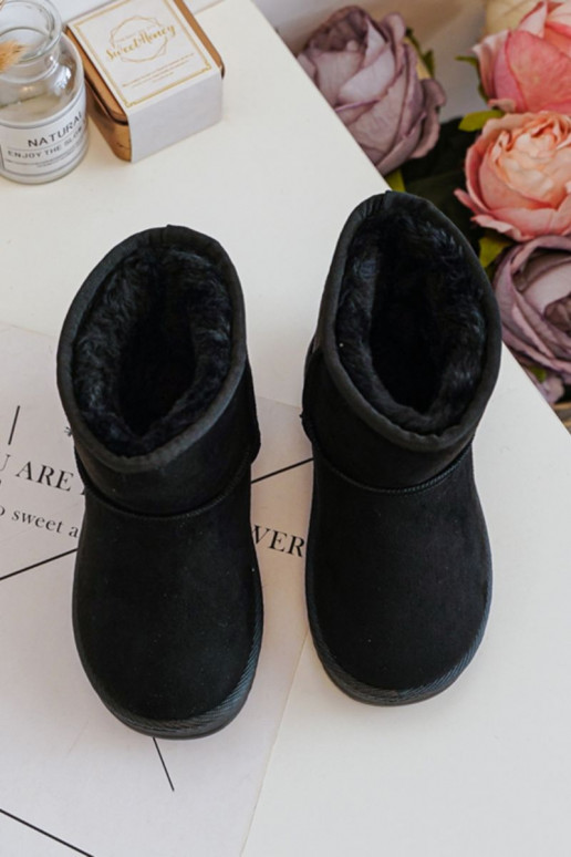 Caldi stivali invernali per bambini in colore nero Gooby