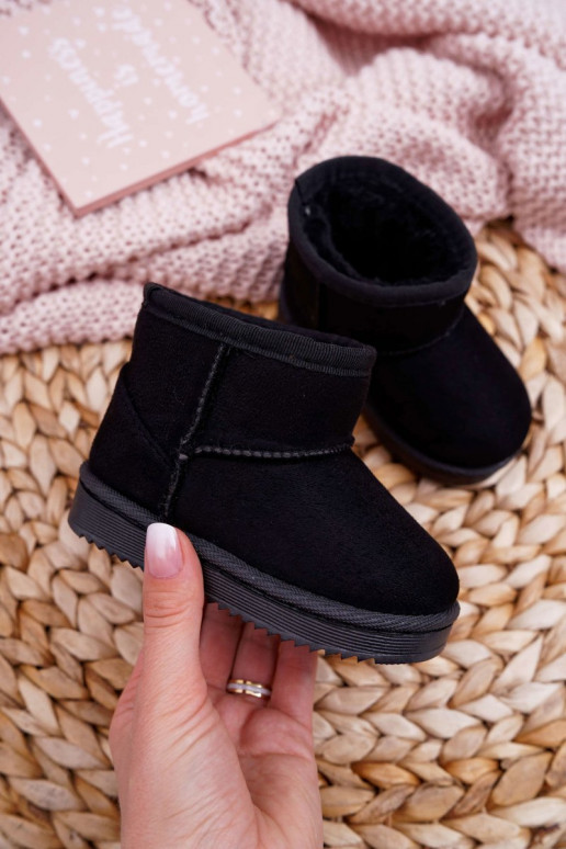 Caldi stivali invernali per bambini in colore nero Gooby