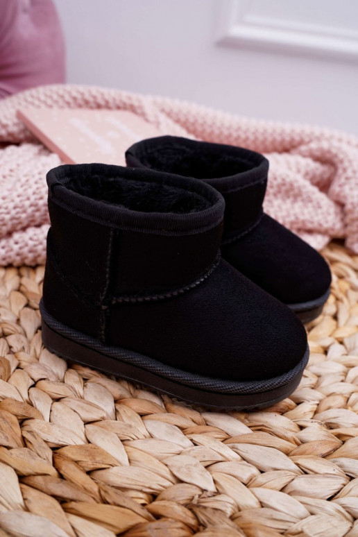 Caldi stivali invernali per bambini in colore nero Gooby