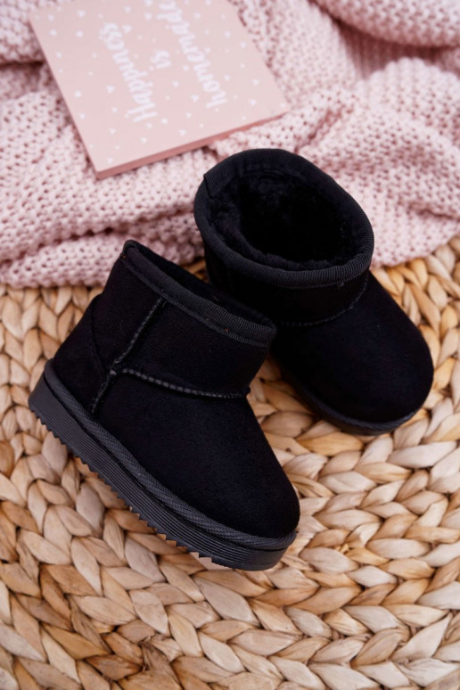 Caldi stivali invernali per bambini in colore nero Gooby