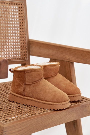 Stivali da neve Infantile Gioventù riscaldamento con pelliccia all interno colore marrone Mireya 2