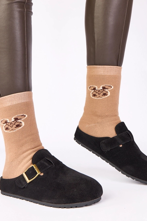 Stivali neri con fibbia decorativa...