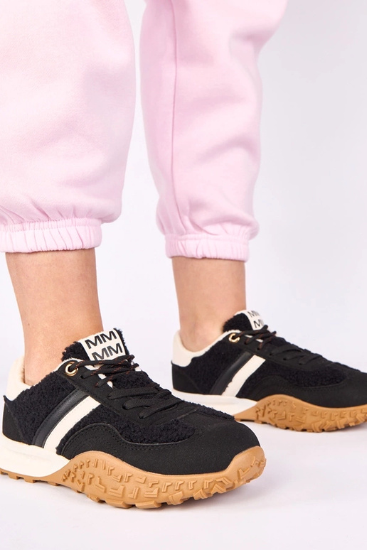 Sneakers nere calde con pelliccia Sanna