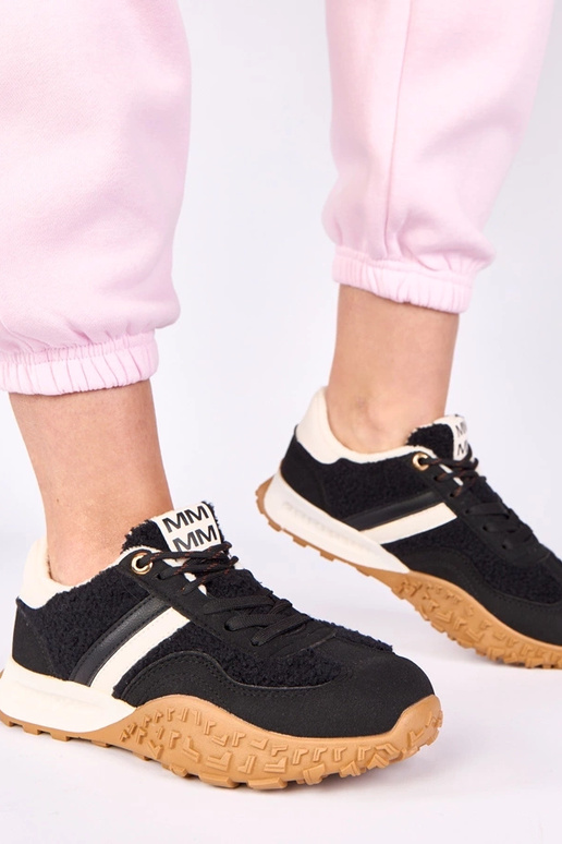 Sneakers nere calde con pelliccia Sanna