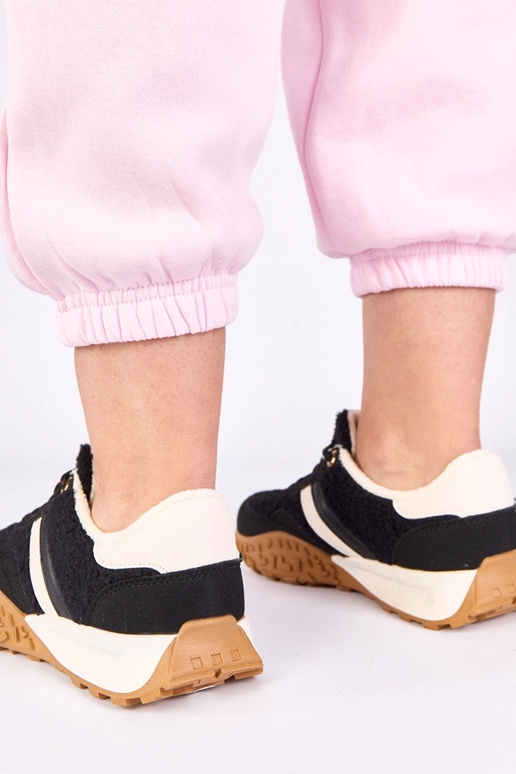 Sneakers nere calde con pelliccia Sanna