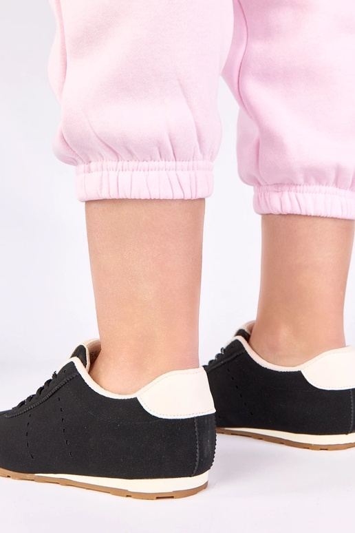 Sneakers nere con accento bianco Birna