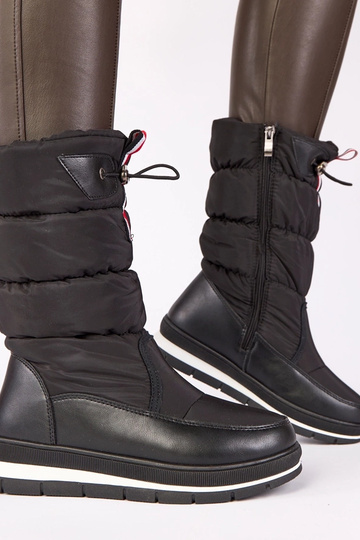 Stivali da neve neri con... 2