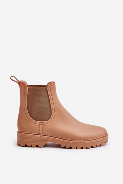 Stivali di gomma FemminileElastycznymi INstaAkami colore marrone Ciariel