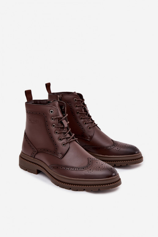 Pelle Stivali Deveschio Lee Cooper LCJ-25-33-3960 colore marrone