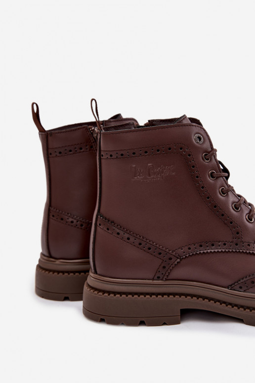 Pelle Stivali Deveschio Lee Cooper LCJ-25-33-3960 colore marrone