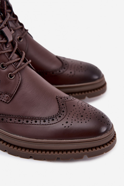 Pelle Stivali Deveschio Lee Cooper LCJ-25-33-3960 colore marrone