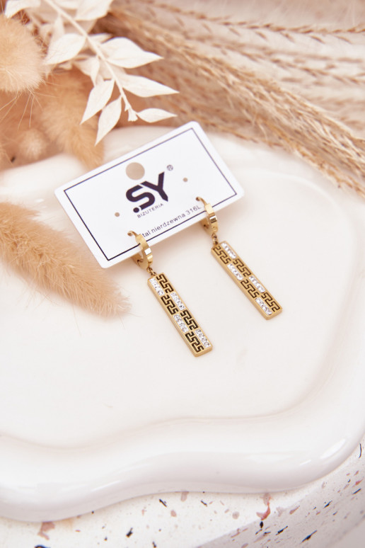 con dettagli elegantii INiszące con gli occhi scintillanti Stal Pozłacana