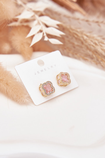 con dettagli elegantii con gli occhi scintillanti oro-colore rosa