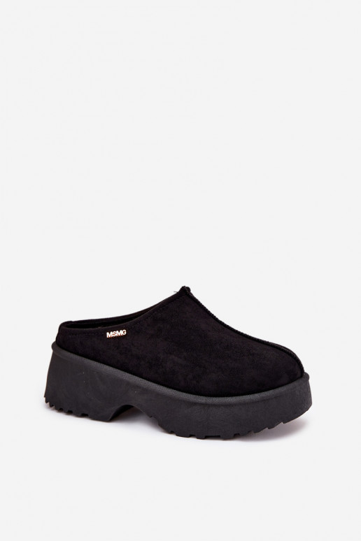 Stivali da neve Basso per le donne con una piattaforma colore nero Yrenna