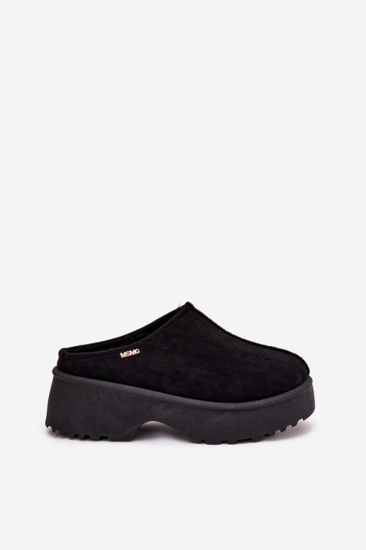 Stivali da neve Basso per le donne con una piattaforma colore nero Yrenna