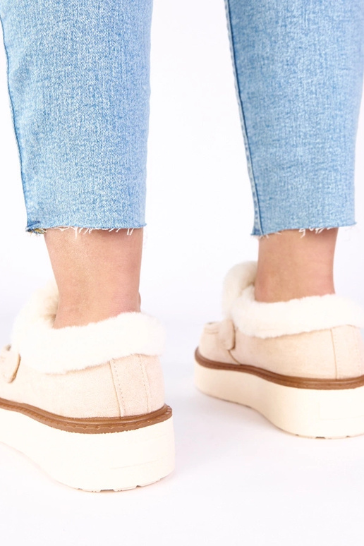 Mocassini color sabbia chiaro,...