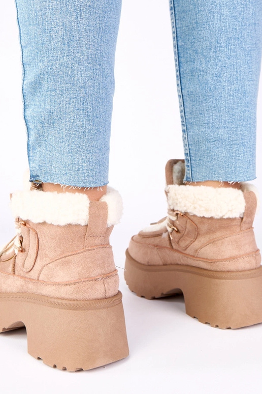 Stivali da neve color sabbia scuro...