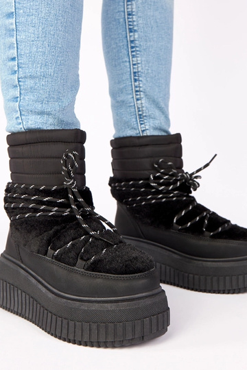 Stivali da neve neri con...