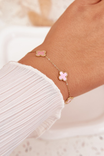 Un braccialetto Con pendenti Stal NierdzeAna oro-rosa