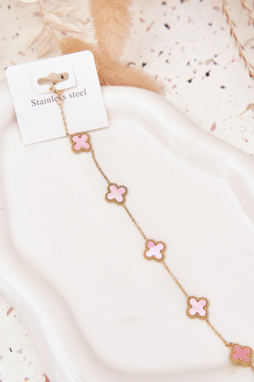 Un braccialetto Con pendenti Stal NierdzeAna oro-rosa 2