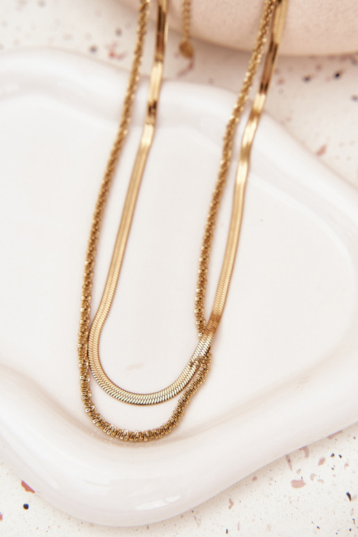 Doppio circuito Realizzato in acciaio chirurgico colore dorato