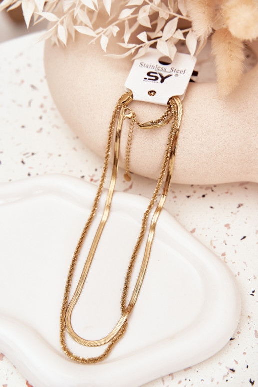 Doppio circuito Realizzato in acciaio chirurgico colore dorato