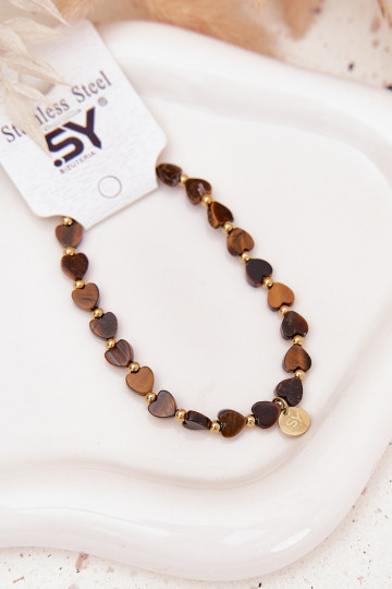 Un braccialetto Cuori Realizzato in acciaio chirurgico Deverrone 2