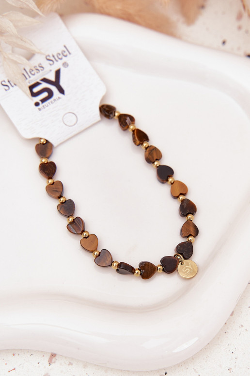 Un braccialetto Cuori Realizzato in acciaio chirurgico Deverrone