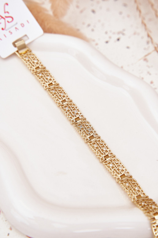 Un braccialetto Femminile Realizzato in acciaio chirurgico colore dorato