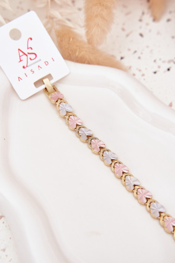 Un braccialetto FemminileKoloroAymi Cuorimi Stal Chirurgiczna colore dorato 2