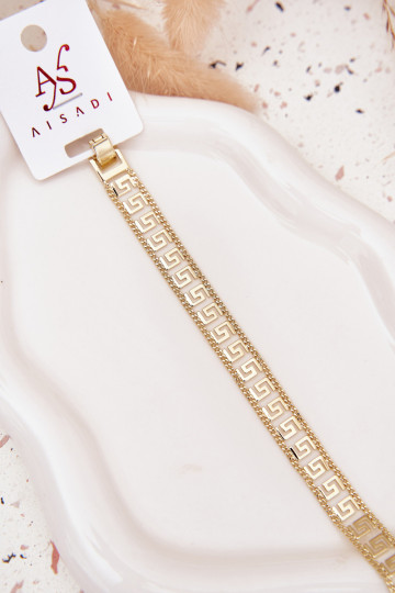 Un braccialetto Femminile Realizzato in acciaio chirurgico colore dorato 2