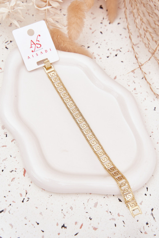 Un braccialetto Femminile Realizzato in acciaio chirurgico colore dorato