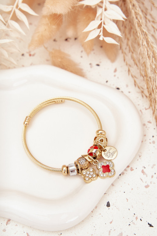Un braccialetto z ZaAieszkami Charms colore dorato