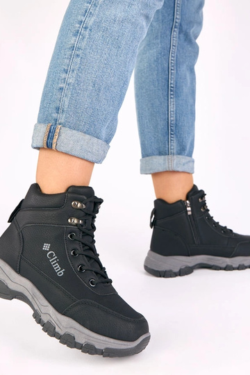 Stivali neri con plateau Louie 2