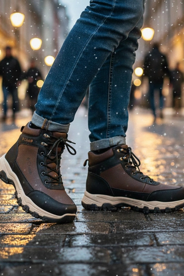 Stivali marroni da uomo...