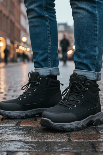 Stivali neri da uomo Ryan