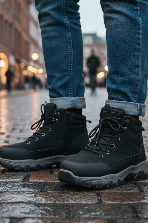 Stivali neri da uomo Ryan