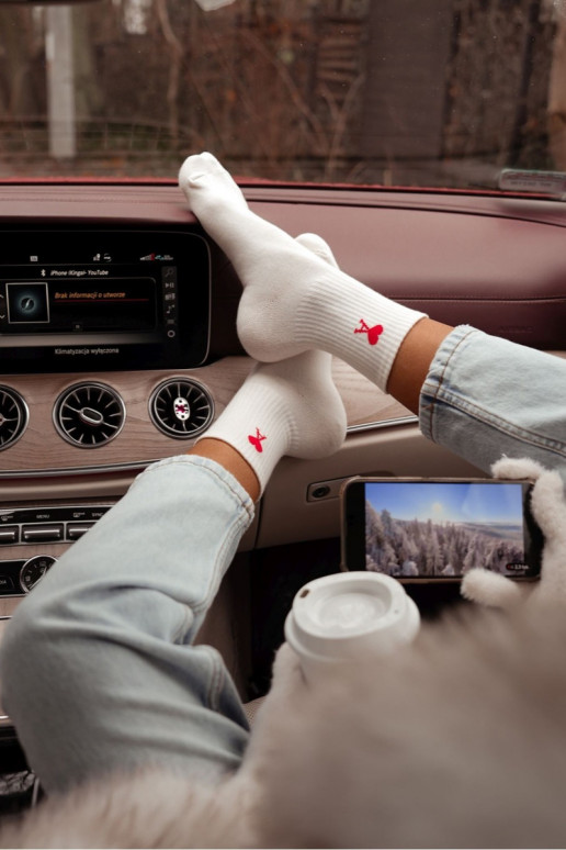 Calzini Femminile Amor colore avorio