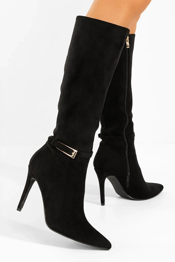 Stivali lunghi neri con...