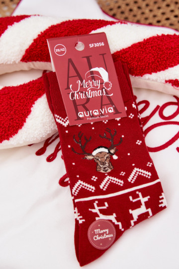 Skarpety Deveschio Abilitatotale Renna colore rosso