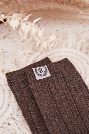 Calzini di cotone con strisce Femminile colore grigio