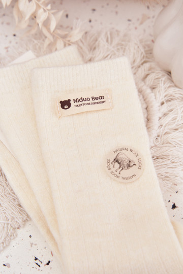 Caldo INełniane Calzini FemminileAbilitatoszyAką colore avorio