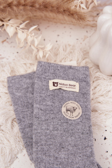 Caldo INełniane Calzini FemminileAbilitatoszyAką colore grigio