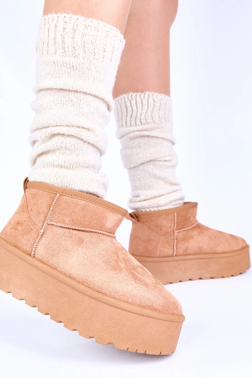 Stivali da neve platformati rossi...